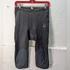 Ibex Wool Women's Large Padded Biking Pants Black Wool